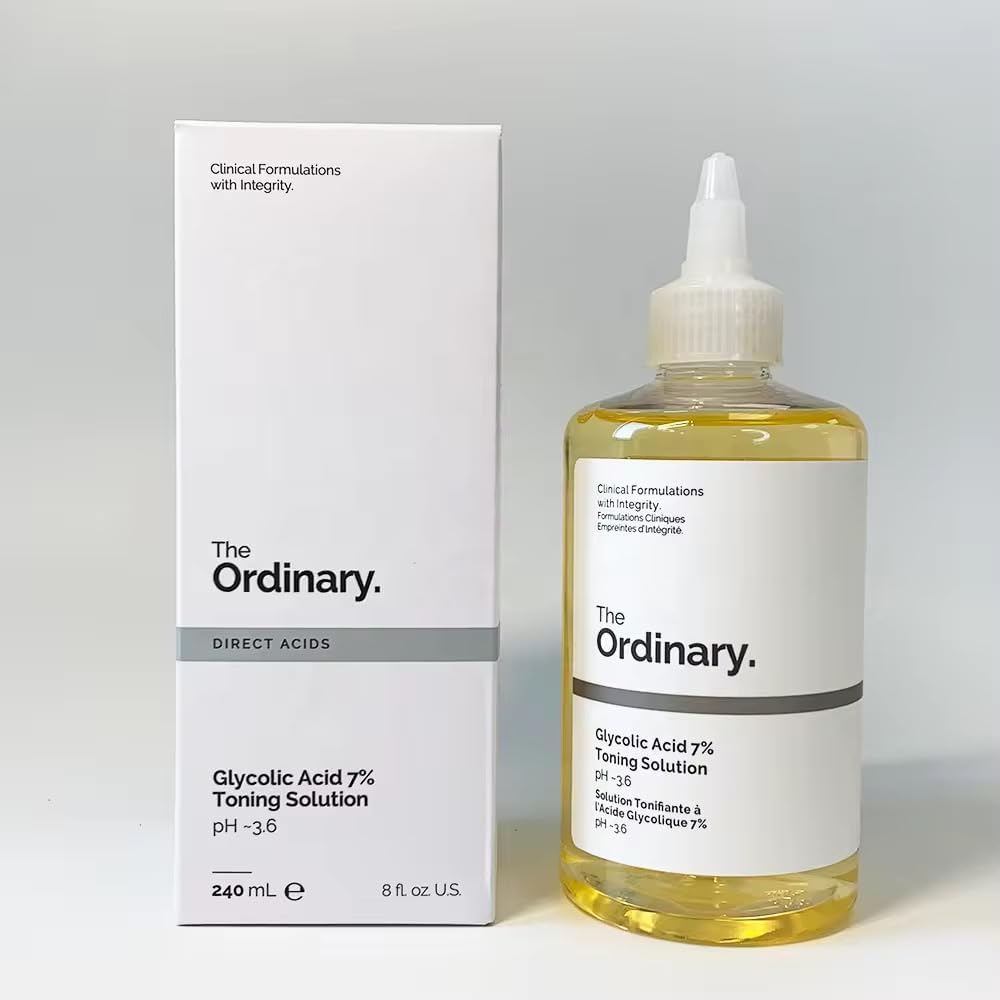 The Ordinary Acide Glycolique 7% Formule 240ml - Anti-imperfections & Teint éclatant